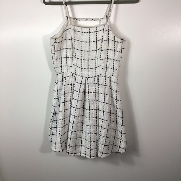 BCBGeneration | White Checked Tweed Mini Dress~0 - Picture 5 of 10